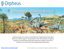Tablet Screenshot of orpheusbooks.com